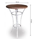 Ver imagem 3 de Conjunto Bistrô em Fibra Sintética - 4 Lugares + 1 Mesa
