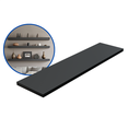 Ver imagem 2 de 1 Prateleira Preta 60X15 Com Suporte Flutuante Mdf  Organizadora Decoração Cozinha Quarto Banheiro