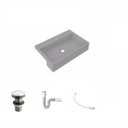 Ver imagem 2 de Kit Cuba Xrt55 com Válvula Click 1"g e Sifão Pvc e Flexível Compace