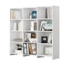 Estante Livreiro Multiuso para Escritório 12 Nichos Trinidad - Branco - 1