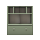 Ver imagem 4 de Estante Nicho Organizador de Brinquedos Infantil em Mdf Plancasa:verde Jade