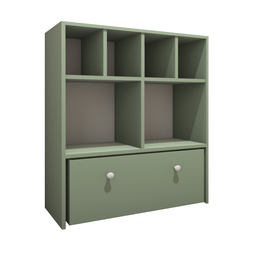 Estante Nicho Organizador de Brinquedos Infantil em Mdf Plancasa:verde Jade - 3