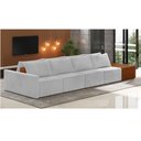 Ver imagem 2 de Sofá Ilha 4 Lugares Living 512cm Modulado para Sala Lary Veludo K01 - D’Rossi