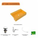 Ver imagem 3 de Kit Cuba Xrt55 com Válvula Click 1.1/2" e Sifão Pvc e Flexível Compace