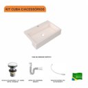Ver imagem 3 de Kit Cuba Xrt55 com Válvula Click 1.1/2" e Sifão Pvc e Flexível Compace