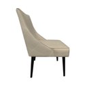 Ver imagem 2 de Cadeira De Jantar Bela Suede Bege Rosado - Dominic Decor