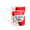 Ver imagem 1 de Caneca Namorados - Amor da Minha Vida! Branca