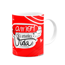 Ver imagem 2 de Caneca Namorados - Amor da Minha Vida! Branca