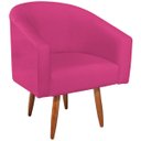 Ver imagem 6 de Poltrona Decorativa Sala de Estar Recepção Luiza Pés Palito Suede - Doce Sonho Móveis POLTRONAS POLT