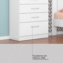 Ver imagem 7 de Kit Guarda Roupa Casal 8 Portas Munique Cômoda Astral - Branco