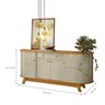 Conjunto Buffet e Cristaleira Arizona Cumaru Opala - 4