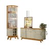 Conjunto Buffet e Cristaleira Arizona Cumaru Opala - 1