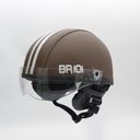 Ver imagem 2 de Capacete Coquinho Br 101 Marrom Cristal M - Scooter/bike
