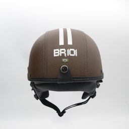 Capacete Coquinho Br 101 Marrom Cristal M - Scooter/bike - 1