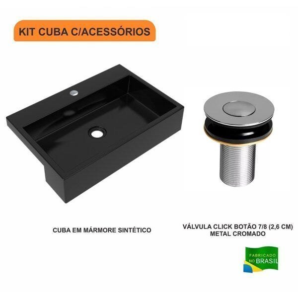 Kit Cuba XRT55 Válvula Click Botão 1 Polegadas B Compace - 3