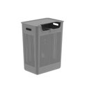 Ver imagem 1 de Cesto de Roupas com Duplo Compartimento ou 50L Linha Flow - Chumbo