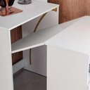 Ver imagem 5 de Armário Multifuncional com Escrivaninha Retrátil Duo Branco - Kits Paraná