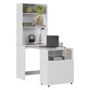 Ver imagem 1 de Armário Multifuncional com Escrivaninha Retrátil Duo Branco - Kits Paraná