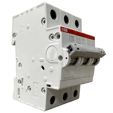 Minidisjuntor Abb Tripolar Sj203t-c63 2taz144300r0634