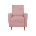 Ver imagem 2 de Kit Amamentação Poltrona + Puff + Almofada Sophia Suede Rose Clique Decorações