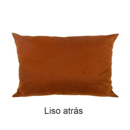 Kit 2 Capas para Almofada Drapeada Line T Retangular em Veludo Várias Cores Cor:terracota - 5