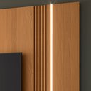 Ver imagem 7 de Home Suspenso Decorativo Rennes MDF/MDP c/LED para TV até 85 Polegadas Cinamomo/Off White G26 - Gran