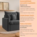 Ver imagem 2 de Sofá-cama Retrátil e Reclinável 220cm Madri - Movenzo Estofados