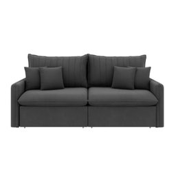 Sofá Cama Retrátil e Reclinável 180cm Madri Movenzo Estofados Veludo - 2