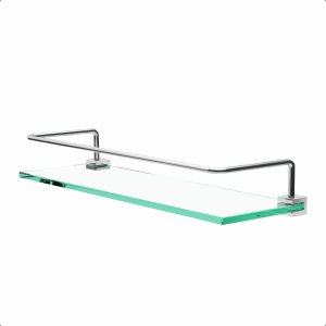 Porta Shampoo Proteção Organizador de Banheiro Troia Suporte Prata 1051tr