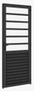 Ver imagem 1 de Porta Basculante 2,10x0,80 Alumínio Preto Direita