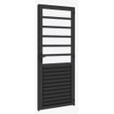 Ver imagem 1 de Porta Basculante 2,10x0,80 Alumínio Preto Direita