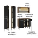 Ver imagem 5 de Armário de Cozinha Compacta 169cm Rustic/Preto Emilly Madesa 13