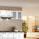 Ver imagem 4 de Armário de Cozinha Aéreo Itatiaia Aço 2 Portas Com Vidro New Premium Branco Neve