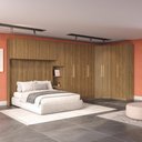Ver imagem 1 de Quarto Modular Kappesberg Adapt Nogueira 6 Peças 474cm X 185cm