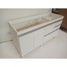 Gabinete para Pia de Cozinha de 2m sem Tampo Branco Fosco Mdf Rino Móveis Donatelo Branco Fosco - 3