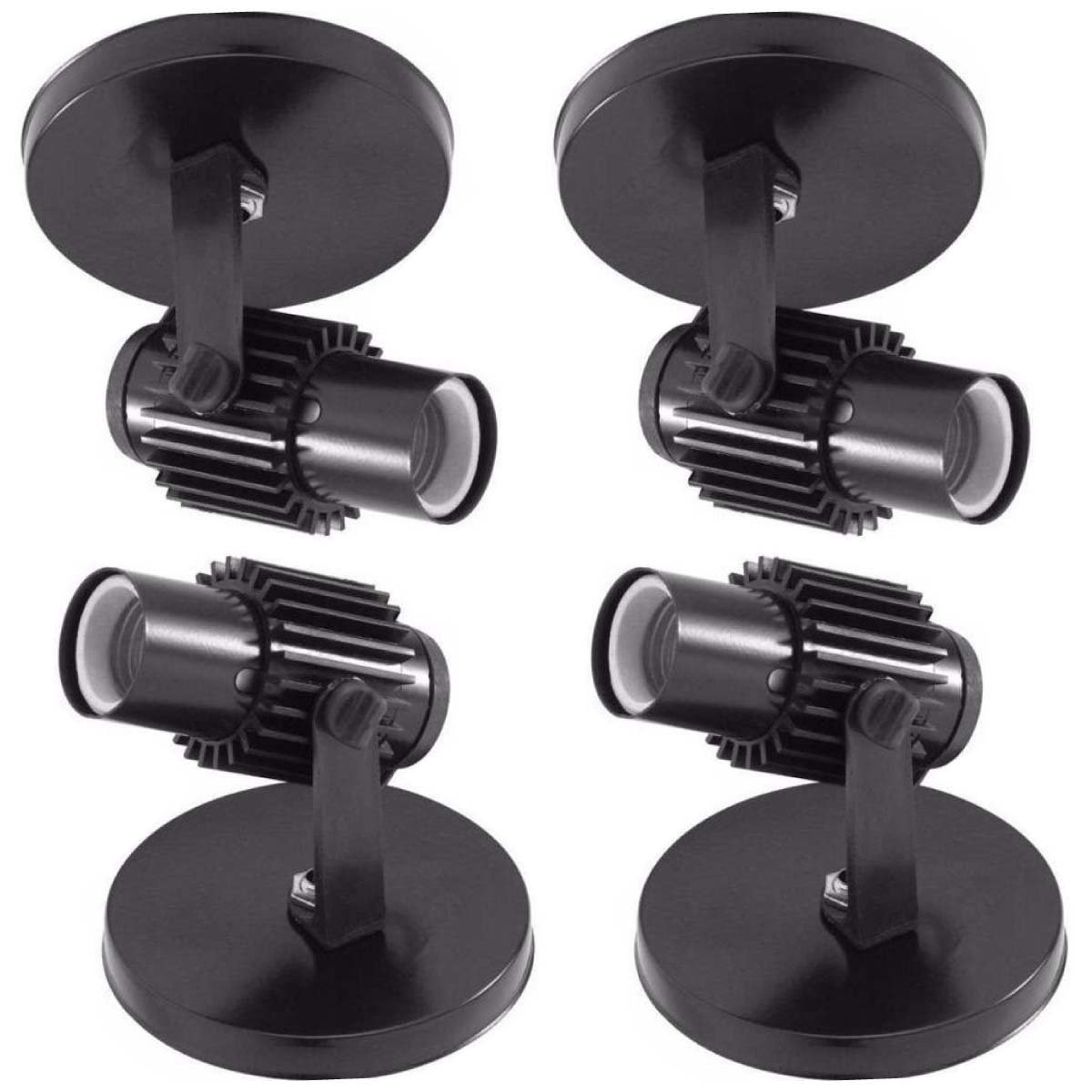 Kit 04 Luminária Spot Simples Direcionável Plafon De Teto Parede ...