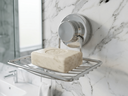 Ver imagem 1 de Saboneteira Inox com Ventosa para Banheiro Lavabo Área de Serviço