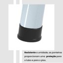 Ver imagem 6 de Kit 4 Cadeiras Tubular 89x37x42 cm Ane B Branco/Botanic Bege