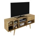 Ver imagem 1 de Rack Bancada para TV até 65 Sala de Estar R1462 Natural - Gran Belo