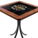 Ver imagem 2 de Conjunto Mesa Madeira Azulejo 60x60cm - Bistrô Fixa 78cm + 2 Cadeiras 43 - Natural - Harley Davidson Genui