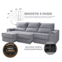 Ver imagem 5 de Sofa 6 Lugares 290cm Retratil e Reclinavel Munique