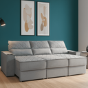 Ver imagem 1 de Sofa 6 Lugares 290cm Retratil e Reclinavel Munique