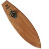 Abridor de garrafa de parede madeira nobre modelo surf - 2