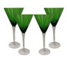 Conjunto com 4 Taças Verde Vidro para Martini MONTARTE - 2
