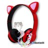 Fone De Ouvido Bluetooth Gatinho Dobravel D47 Vermelho - 3