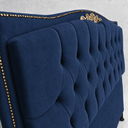 Ver imagem 3 de Cabeceira Greta 195cm Estofada Suede p/ Cama Box Casal King Quarto