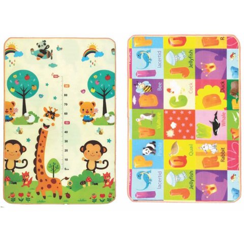 Tapete para Atividades - Floresta - Inglês - 180x120 Cm - R.a Baby
