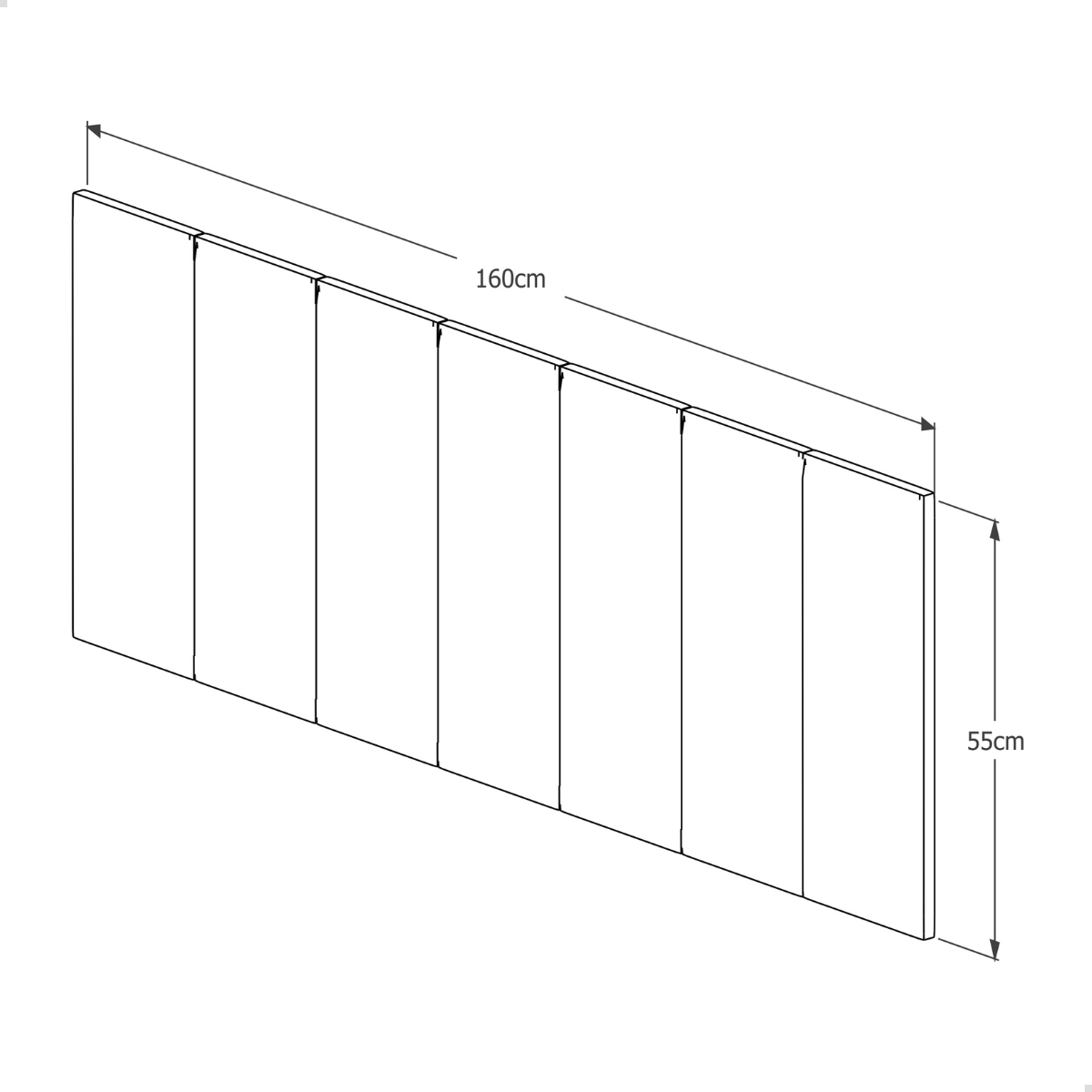 Conjunto Quarto Mesas de Cabeceira Pix com Painel de Cabeceira de Cama 1,60 Preto/freijó - 7