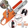 Moto Serra a Gasolina Tekna Cs45ex Corrente Oregon, Sabre 35cm + Kit de 3 Acessorios (oleo 2t, Luvas - 4