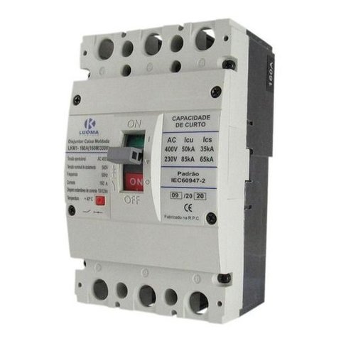 Disjuntor Caixa Moldada Lkm 160a Lukma